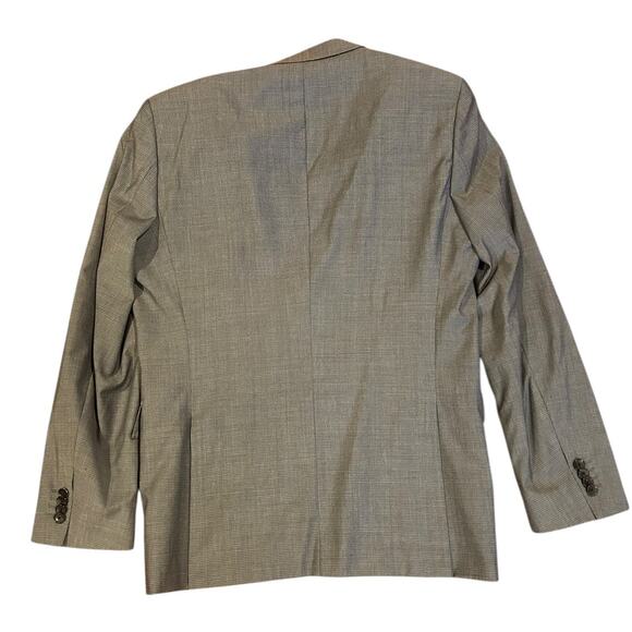 BOSS Grey Super 100 Lightweight 100% Virgin Wool Blazer Jacket Mens 40R 40 R - Picture 2 of 14